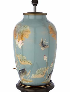 Jenny Worrall Chinese Heron Glass Lamp Base