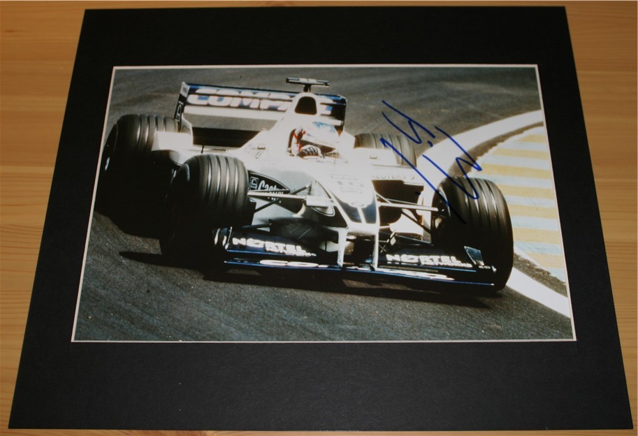 JENSON BUTTON HAND SIGNED and MOUNTED PHOTO - 14