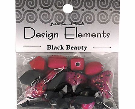 Jesse James Beads Design Elements, Black Beauty