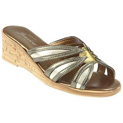 Jessica Female Jes511 Leather Upper Leather Lining Comfort Large Sizes in Beige, Bronze, Metallic, White