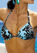 Kauai moulded halterneck triangle bikini top