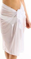 Jets, 1295[^]224373 Intuition Long Mesh Sarong - White