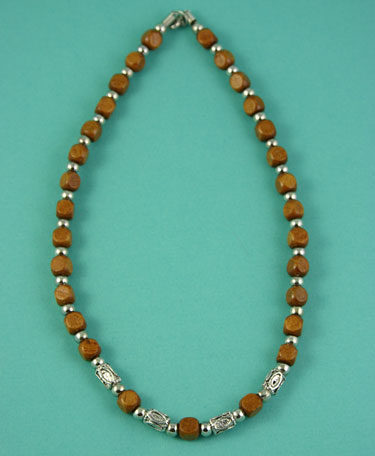 Jewellery Heavy Metal Bead Necklace 794007