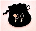 Jewellery Looped short-drop silver earrings