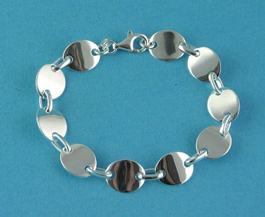 Jewellery Sterling Silver Oval Link Bracelet