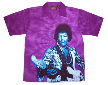 Jimi Hendrix Liquid Blue Club Shirt