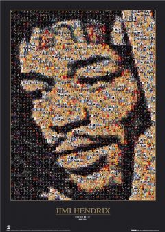 Jimi Hendrix Mosaic Poster