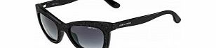 Jimmy Choo Ladies Flash-S Grey Black Sunglasses