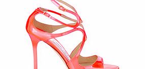 Womens Lang coral leather heels
