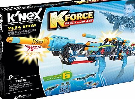 JJs Store Popular Build Your Own Knex K Force Mega Boom Gun Construction Toys Age 8  Xmas Christmas Stocking Filler Easter Birthday Present Gift or Treat Reward Idea - Boys Children Boy Child Kids
