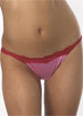 Stretch Satin with Lace thong