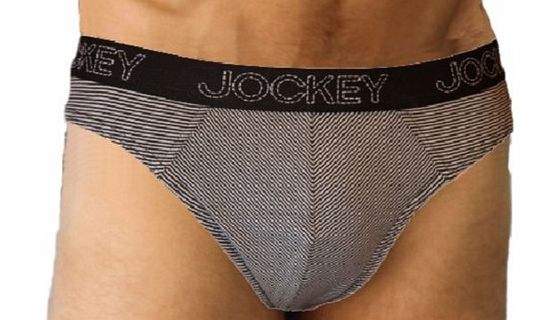 Jockey Mens JOCKEY Logo Waistband Retro Brief Slip Underwear Med