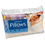 Rebound Cotton Cover Pillow, Twinpack