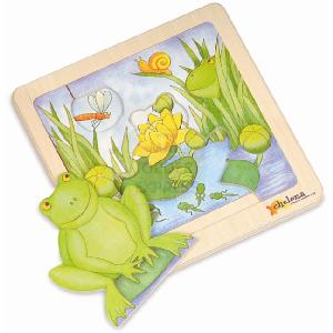 John Crane Ltd Chelona A Frog is Growing Layered Jigsaw Puzzle