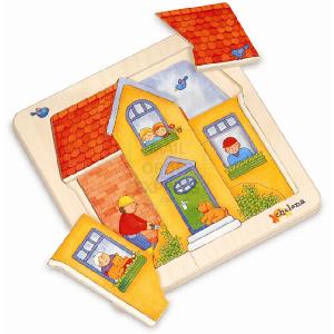 Chelona Building A House Layered Jigsaw Puzzle