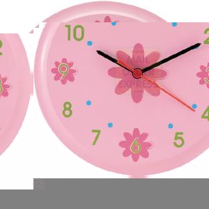 John Crane Ltd Pin Furniture Wall Clock pink