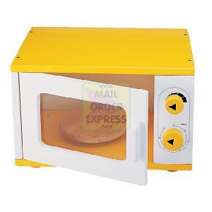 PINTOY Wooden Microwave Oven
