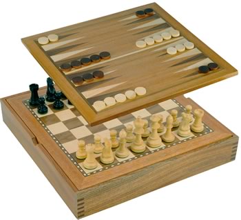 John Jaques Chess and Backgammon Set
