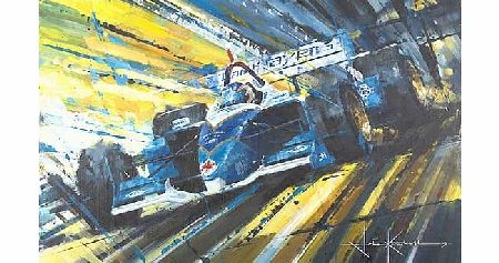 John Ketchell Almost There - Paul Tracy - 2003 Cart Championship - High Quality Canvas Print - Gicl&eacute;e