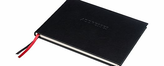 John Lewis Address Book, Black