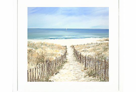 John Lewis Anthony Waller - Beach Path Framed Print, 68 x