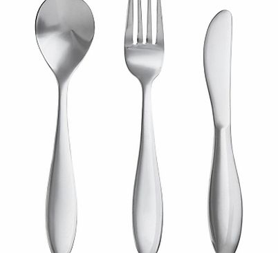John Lewis Baby Silver Plated Cutlery Set