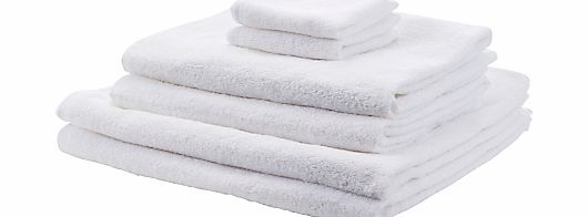 John Lewis Baby The Basics Towel Bale, White