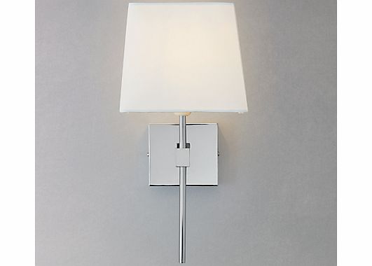 John Lewis Berkley Wall Light, Chrome Plate