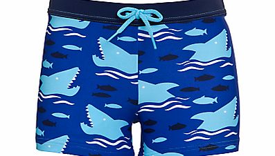 John Lewis Boy Shark Fish Swimming Trunks,