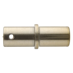 john lewis Brass Tone Steel Pole Connector- 19mm