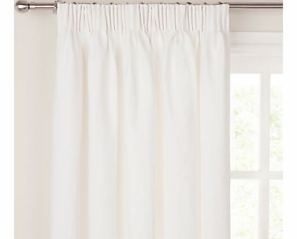 Cotton Rib Lined Pencil Pleat Curtains