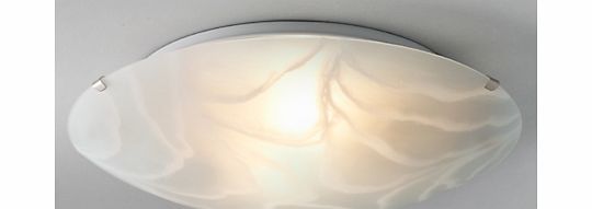 Cove Flush Light, Frosted Glass with