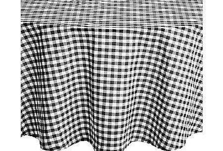 John Lewis Diner Round Checked Tablecloth,