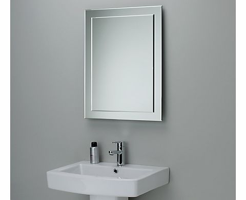 Duo Wall Bathroom Mirror, 70 x 50cm