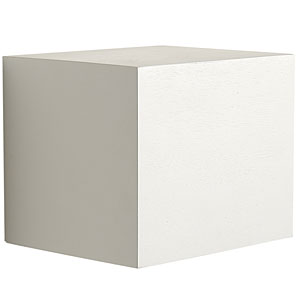 Geo Chunky Block Shelves- Set of 3- White