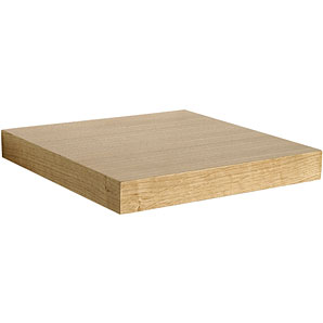 Geo Chunky Square Shelves- Set of 3- Oak