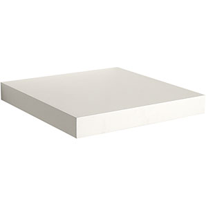 Geo Chunky Square Shelves- Set of 3- White