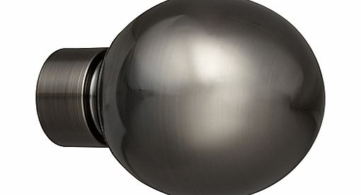 John Lewis Gunmetal Ball Finial, Dia.19mm