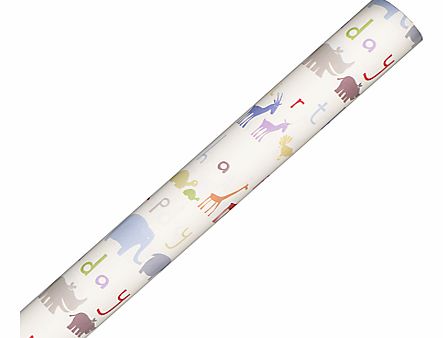 Happy Birthday Zoo Wrapping Paper,