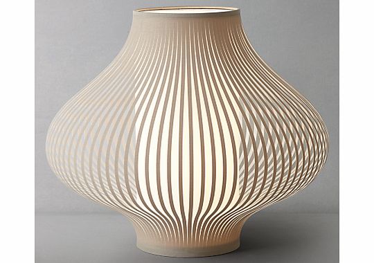 John Lewis Harmony Ribboned Table Lamp, Natural,