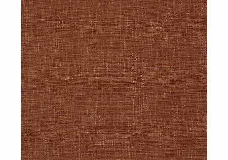 John Lewis Henley Semi Plain Fabric, Terracotta,