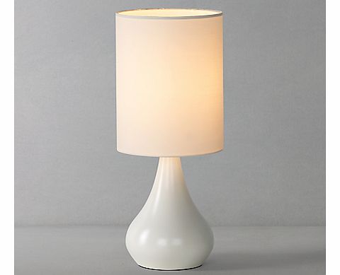 John Lewis Kristy Touch Lamp, White
