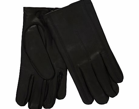 John Lewis Leather Cashmere Lined Gloves