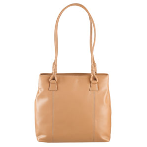Leather Tote Bag- Camel