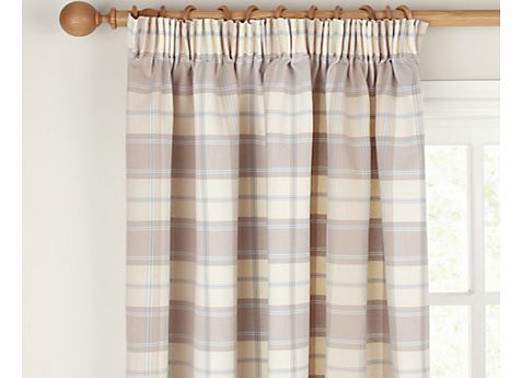 Marlow Check Lined Pencil Pleat