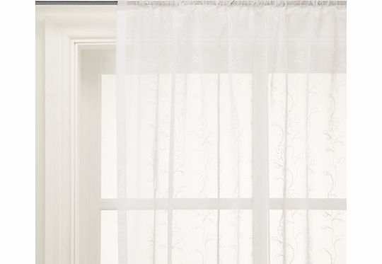 John Lewis Mini Floral Trail Voile Panel