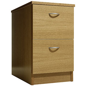 Modus Filing Cabinet- 2 Drawer- Oak
