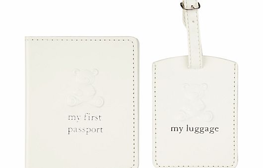 John Lewis My 1st Passport and Luggage Tag Set