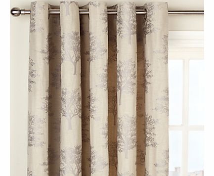 John Lewis Oakley Trees Eyelet Lined Curtains