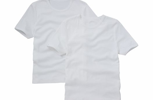John Lewis Organic Cotton Short Sleeve Vests,